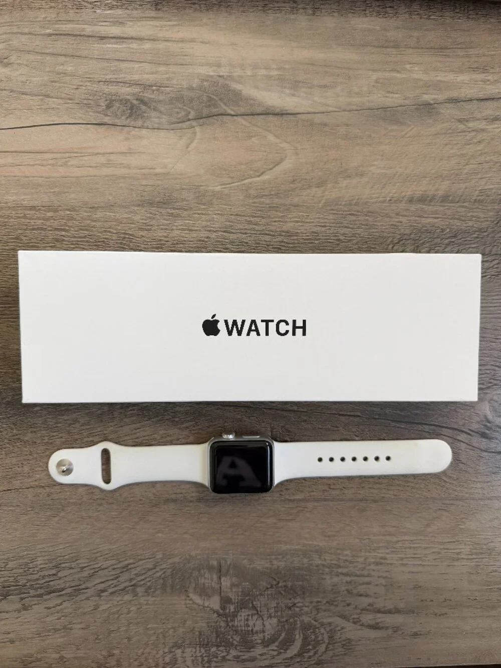 APPLE Watch Series 3 38 mm Silver Aluminum Smartwatch Reset White Sport Band